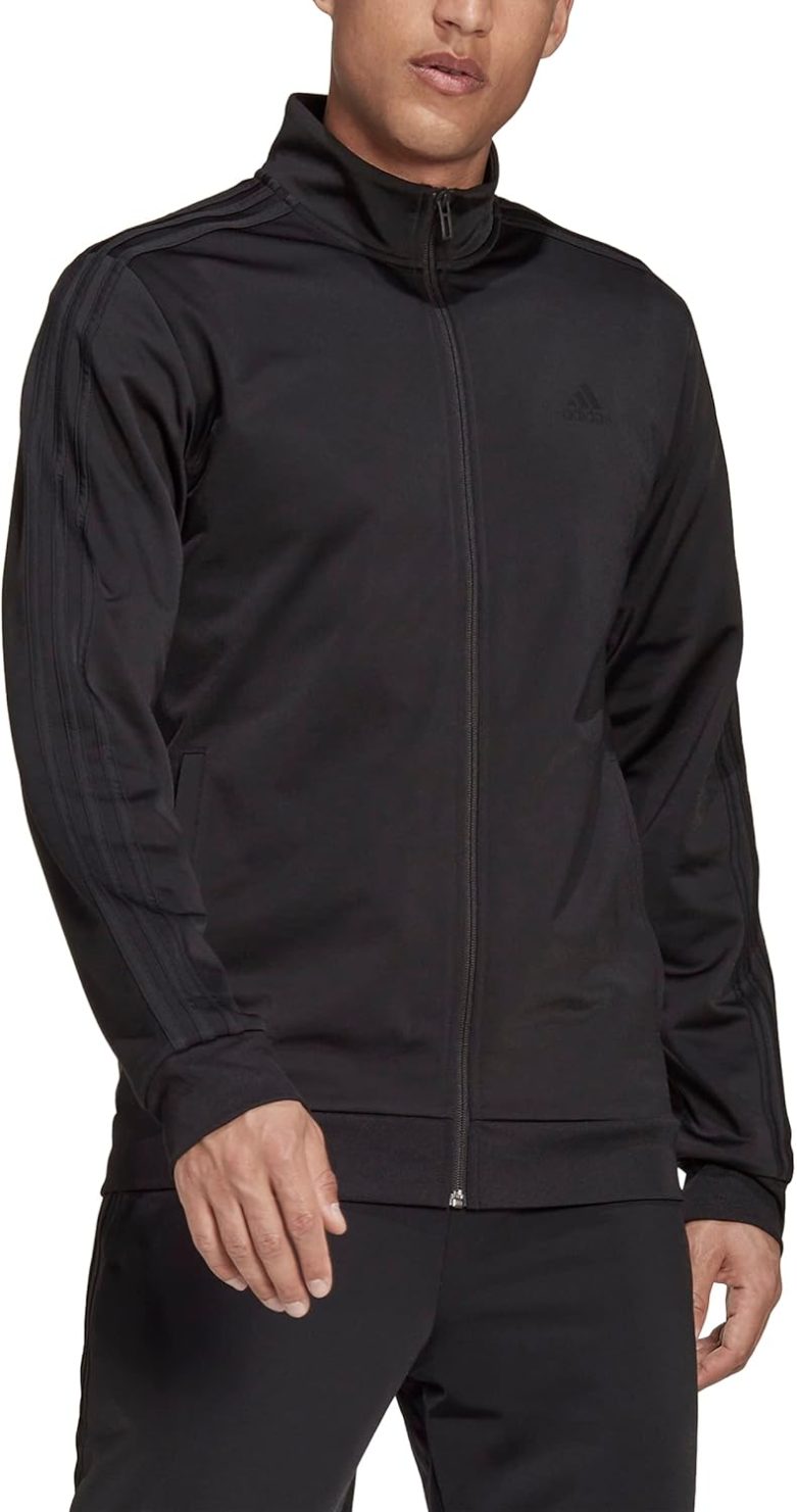 Men's Essentials Warm-Up 3-Stripes Track Top