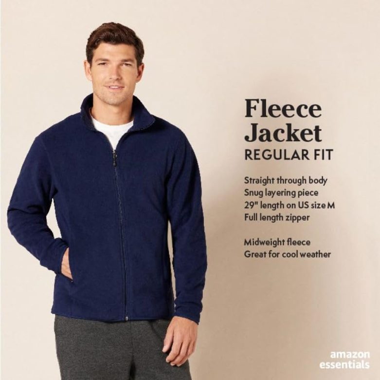 Men's Full-Zip Fleece Jacket (Available in Big & Tall) - Image 2